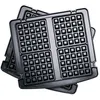 Image de Set de plaques amovibles Greenpan pour Grill Contact en Fonte Aluminium Noir