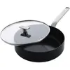 Image de Greenpan Evolution Hapjespan met deksel 26 cm Zwart (CC007086-001), Poêle + casserole, Noir