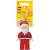 Image de Euromic, Unisexe, Porte-clés, LEGO - Keychain w/LED - Père Noël (4006036-LGL-KE189H), Rouge, Blanc, Multicolore