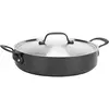Image de Greenpan Craft Hapjespan met deksel 30 cm, Poêle + casserole, Gris