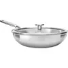 Image de KitchenAid 3PLY Cvd Wok 28cm / 3.57L Uncoated, Poêle + casserole, Argent