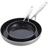 Image de Greenpan Ø 20/28 cm - Rustfrit stål - Sort, Poêle + casserole, Noir, Argent