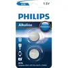 Image de Philips Buttoncell (1) A76/01B (1 pcs, A76 / LR44 / AG13 / L1154 / LR1154 / 157, 145 mAh), Batteries + piles