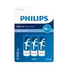 Image de Pack Clé USB 2.0 Philips Vivid Edition Bleu 3 x 16 Go