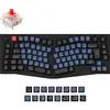 Image de Keychron Key Q10 Alice Alu RGB Gat Red bk H Q10-M1-FR (Allemagne, Filaire), Clavier, Noir