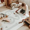 Image de Play&Go Tapis de jeu Puzzle - Eevaa Tapis de puzzle 2 en 1/Boîte de rangement - Design géométrique Roadmap/Icons | Mousse