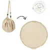 Image de Play&Go Tapis de jeu 3En1 - Doux Organique - Rayures Marron