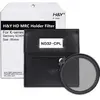Image de H&Y Filtre gris polarisant circulaire ND32 série K CPL HD MRC - 95 mm drop-in (Filtre gris neutre), Filtre photo, Gris