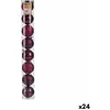 Image de Krist+, Décorations de sapin de Noël, Set of Christmas balls Purple Plastic à  7 cm (24 Units)