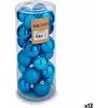 Image de Krist+, Décorations de sapin de Noël, Set of Christmas balls Blue Plastic 5 x 6 x 5 cm (12 Units)