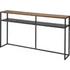 Image de Yamazaki, Console, Table console avec étagère TOWER (126 x 20.50 x 65 cm)