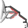 Image de iiyama Bras à gaz pour moniteurs de jeu 43,20cm (17")-30" -9kg 100x100 (Tables, 30", 9 kg), Support de moniteur, Noir, Rouge