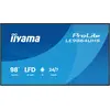 Image de iiyama 247.7cm(97,5") LH9864UHS-B1AG 16:9 2xHDMI+USB-C (Speditionsversand) (3840 x 2160 pixels, 98"), Affichage dynamique, Noir