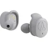 Image de Audio-Technica Ecouteurs intra-auriculaires ATH SPORT7TW (Pas de réduction du bruit, 3.50 h, Sans fil), Écouteurs, Gris