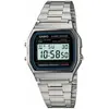 Image de Casio, Montre, Vintage A158WA-1, Argent, (Horloge numérique, 33 mm)