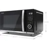 Image de Sharp Micro-ondes Solo QS204AE sw, Micro-ondes, Noir