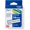 Image de Brother, Ruban d'étiquetage, P-Touch (3.60 cm, Noir, Argent)