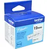 Image de Brother, Ruban d'étiquetage, Btag (1.20 cm, Noir, Transparent)