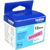 Image de Brother, Ruban d'étiquetage, Btag (1.20 cm, Noir, Pink)
