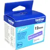 Image de Brother, Ruban d'étiquetage, Btag (1.20 cm, Blanc, Violet)