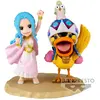 Image de Banpresto Figurine De Collection Mondiale De La Série Log : Nefertari Vivi Et Karoo One Piece 7 Cm