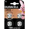 Image de Duracell CR2032 (4 pcs, CR2032, 225 mAh), Batteries + piles