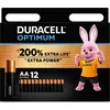 Image de Duracell Optimum (12 pcs, AA), Batteries + piles