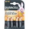 Image de Duracell Plus-AA(MN1500/LR6) BOOST K4 (4 pcs, AA), Batteries + piles