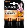 Image de Duracell Plus Power Boost Micro (AAA)-Batterie Alkali-Mangan 1.5 V 4 St. (4 pcs, AAA), Batteries + piles