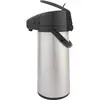 Image de Thermos Pompkan - RVS - 2L2 - Mat - Met Hendel En Venster, Carafe isotherme, Argent
