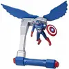 Image de Hasbro Marvel Captain America Le Meilleur des mondes 4In Flight