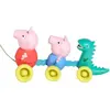 Image de Tomy Toomies Pull Along Peppa (E73527) - Wibble Wobble Action Peppa Pig, George & Dinosaur Toy - Whe