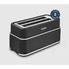Image de Morphy Richards 245744, 4 slice(s), Black, Buttons, Level, 1750 W, Grille-pain, Noir