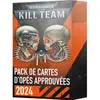 Image de Games Workshop Warhammer 40k - Kill Team Cartes d'opes approuvées (Fr) (2024) (Carton)