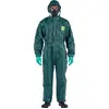 Image de Ansell, Combinaison de protection + bleu de travail, Combinaison de protection type 3/4/5 AlphaTec 4000, vert, taille unisexe : 3XL (3XL)