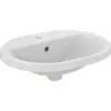 Image de Ideal Standard, Lavabo, Connect Lavabo encastré ovale 550mm E5039 (430 mm, 550 mm)