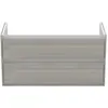 Image de Ideal Standard, Meuble sous-lavabo, IDS Meuble sous-lavabo CONNECT AIR 1000x440x517mm Ei décor gris / blanc mat (100 x 44 x 51.70 cm)