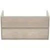 Image de Ideal Standard, Meuble sous-lavabo, IDS Meuble sous-lavabo CONNECT AIR 1000x440x517mm pin h. déc. / marron mat (100 x 44 x 51.70 cm)