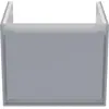 Image de Ideal Standard, Meuble sous-lavabo, IDS Meuble sous-lavabo CONNECT AIR 485mm f Cube Air 550mm hgrau gl / we ma (48 x 40.90 x 40 cm)