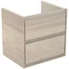 Image de Ideal Standard, Meuble sous-lavabo, IDS WT-US CONNECT AIR CUBE 2 tiroirs 530mm pin h. déc / b. mat (53 x 40.90 x 51.70 cm)