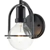 Image de Elstead Lighting, Éclairage d'extérieur, Somerset Applique E27 Clair Noir (E27, IP20)