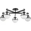 Image de Elstead Lighting, Applique + plafonnier, Demi-plafonnier Hollis (E14)
