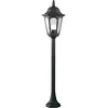 Image de Elstead Lighting, Éclairage d'extérieur, Parish Lampadaire extérieur E27 104cm noir IP44, Made in UK (E27, IP44)