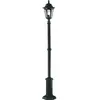 Image de Elstead Lighting, Éclairage d'extérieur, Parish Lampadaire extérieur E27 180cm noir IP44, Made in UK (1800 lm, E27, IP44)