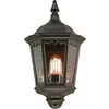 Image de Elstead Lighting, Éclairage d'extérieur, Applique murale d'extérieur Medstead Capteur E27 50cm Noir IP43 (E27, IP43, IP44)