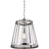 Image de Elstead Lighting, Suspension, Harrow Lampe à suspendre E27 44cm Nickel poli (E27)