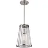 Image de Elstead Lighting, Suspension, Harrow Lampe à suspendre E27 31cm Nickel poli (E27)