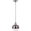 Image de Elstead Lighting, Suspension, Cadence Lampe à suspendre E27 nickel poli, acier brossé (E27)
