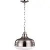 Image de Elstead Lighting, Suspension, Cadence Lampe à suspendre E27 double nickel poli, acier brossé (E27)