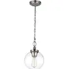 Image de Elstead Lighting, Suspension, Tabby Lampe à suspendre E27 Nickel poli (E27)
